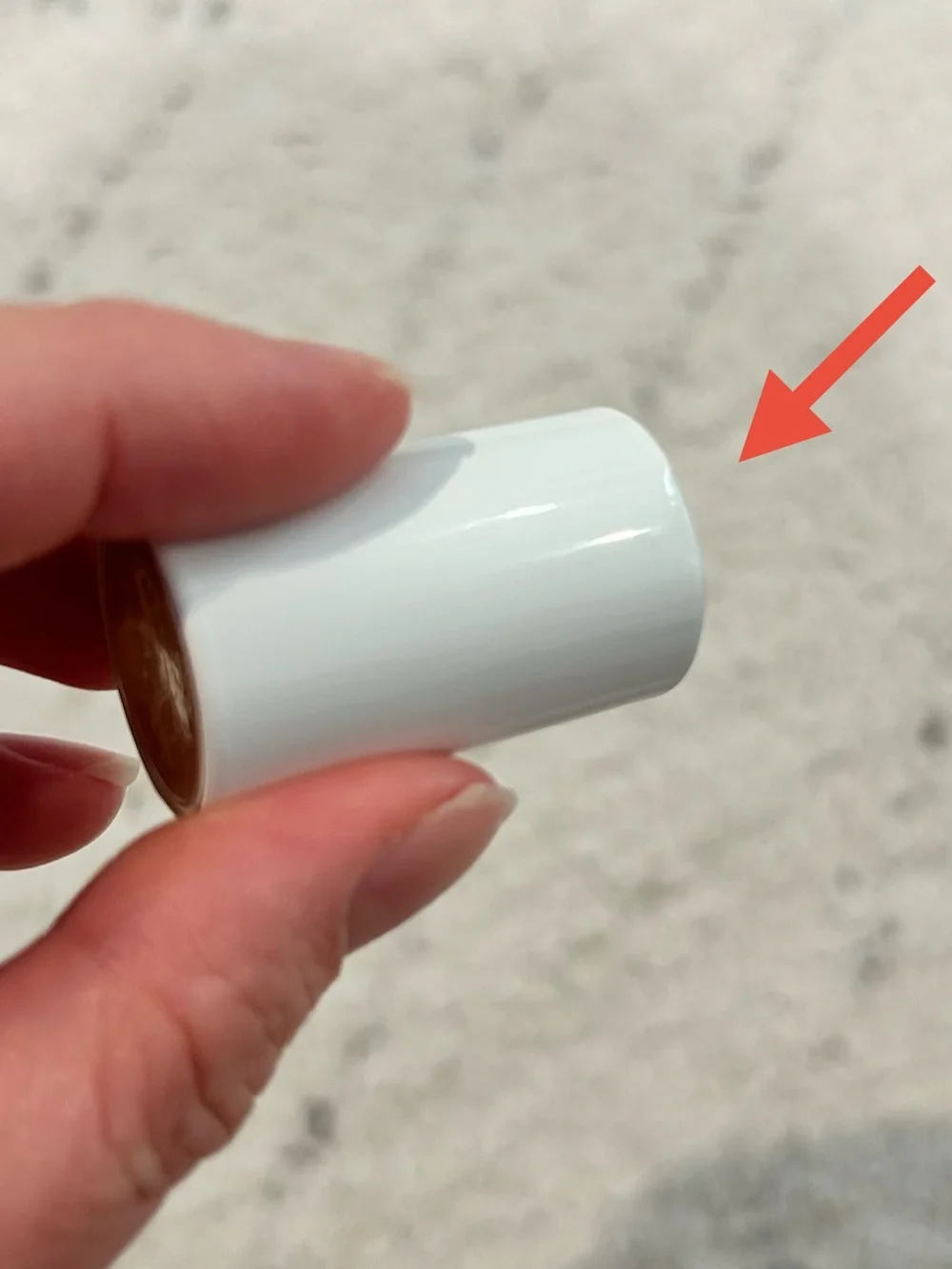 Hermes empty lipstick case *with flaw